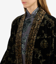 KANDOX KIMONO VELLUTO IN VISCOSA E SETA