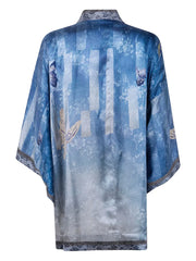 MUTKA KIMONO IN SETA STAMPA FARFALLE