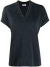 T-SHIRT IN JERSEY DI COTONE PRECIOUS NECKLINE