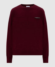 MAGLIA IN PURO CASHMERE CON MONILE