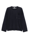 MAGLIA IN LINO CON SHINY POCKET DETAIL