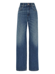 PANTALONE CONTEMPORARY LOOSE IN DENIM AUTHENTIC CON MONILE