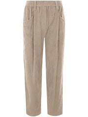 PANTALONE BAGGY IN CORDUROY DI COTONE COMFORT