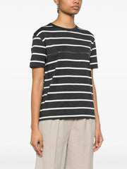 T-SHIRT A RIGHE CON MONILE
