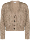 CARDIGAN DAZZLING LACE IN CASHMERE PIUMA