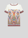 CADY TOP WITH MULTICOLOR PRINT