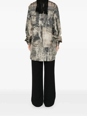 ALOE CAMICIA LUNGA IN SETA