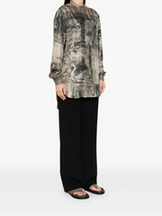 ALOE CAMICIA LUNGA IN SETA