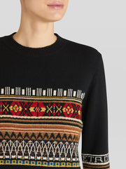 MAGLIA JACQUARD MULTICOLOR