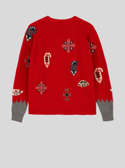 MAGLIONE JACQUARD INTARSIATO