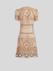ABITO IN SETA PAISLEY