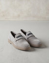 PENNY LOAFER SNEAKERS IN SUEDE WITH JEWEL