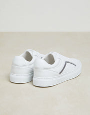 SNEAKERS IN VITELLO MAT CON PRECIOUS CONTOUR