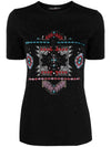 ETHNIC T-SHIRT WITH CRYSTALS