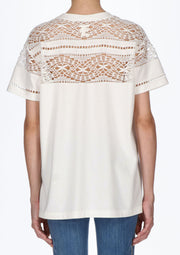 T-SHIRT OVER CON PIZZO