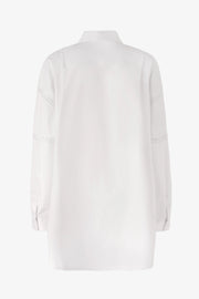 POPLIN SHIRT WITH TOMBOL EMBROIDERY