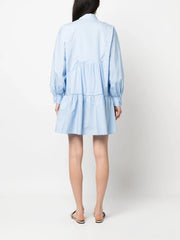 ABITO CHEMISIER IN COTONE CON PIZZO