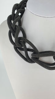 CHAIN CHOKER NECKLACE IN JEWEL
